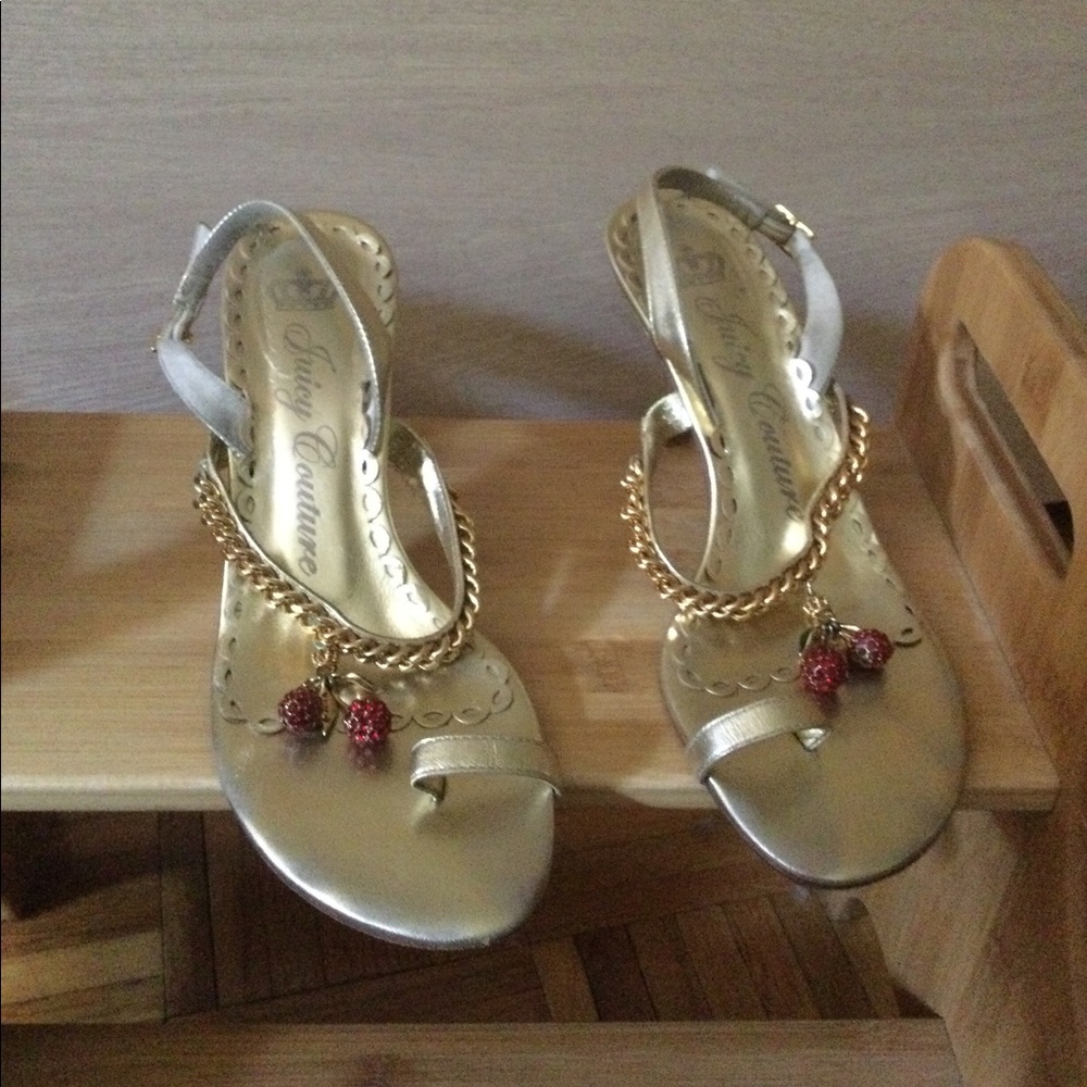 Vintage Juicy Couture sandals Heels sz 8.5